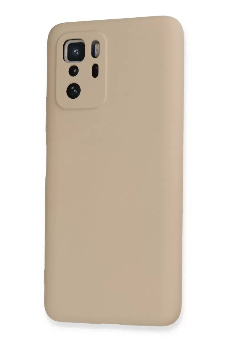 Xiaomi Poco X3 GT Kılıf Nano içi Kadife Silikon - Pudra