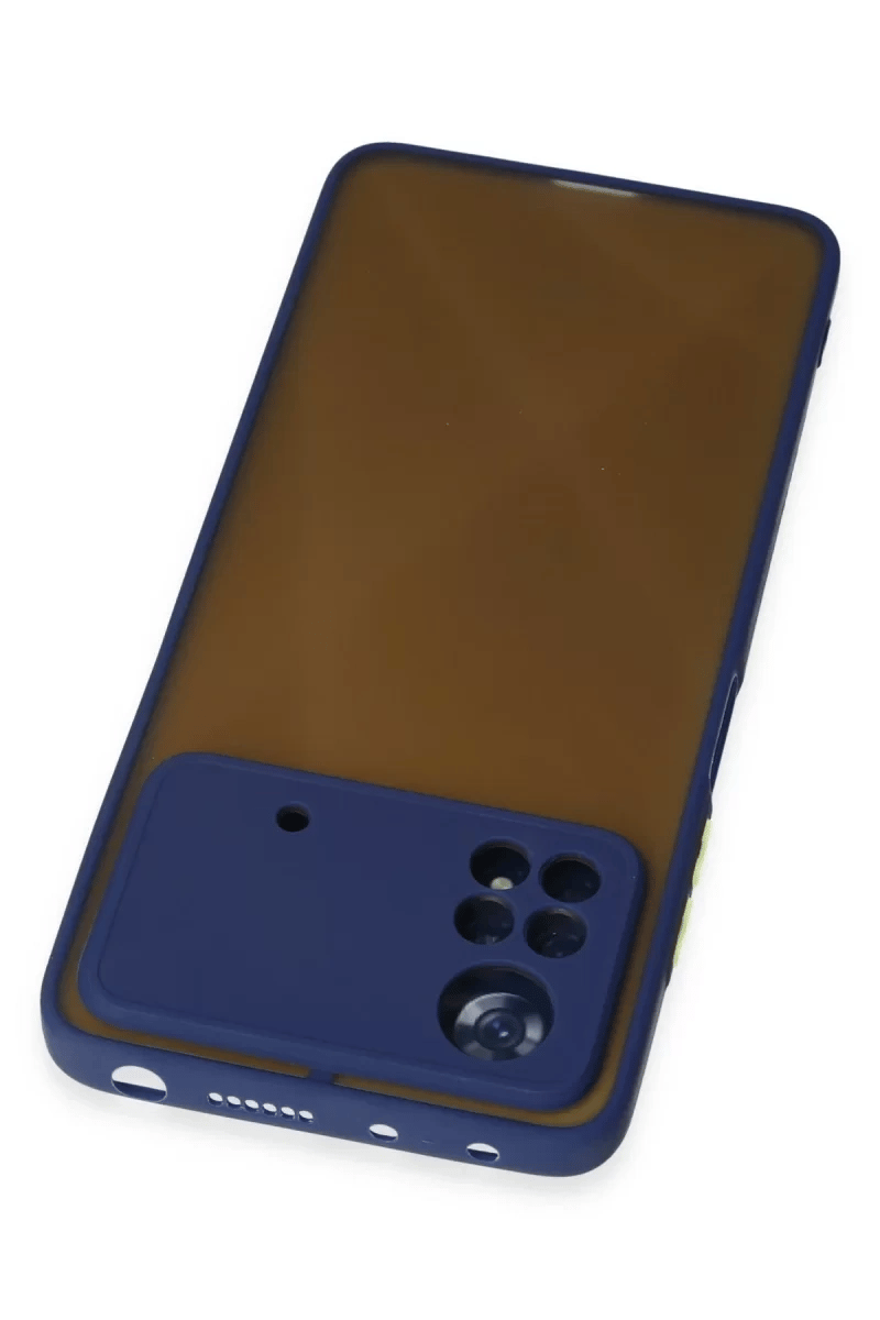 Xiaomi Poco X4 Pro 5G Kılıf Montreal Silikon Kapak - Lacivert
