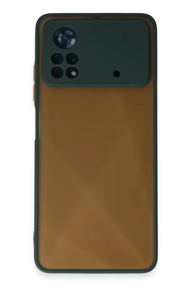 Xiaomi Poco X4 Pro 5G Kılıf Montreal Silikon Kapak - Yeşil