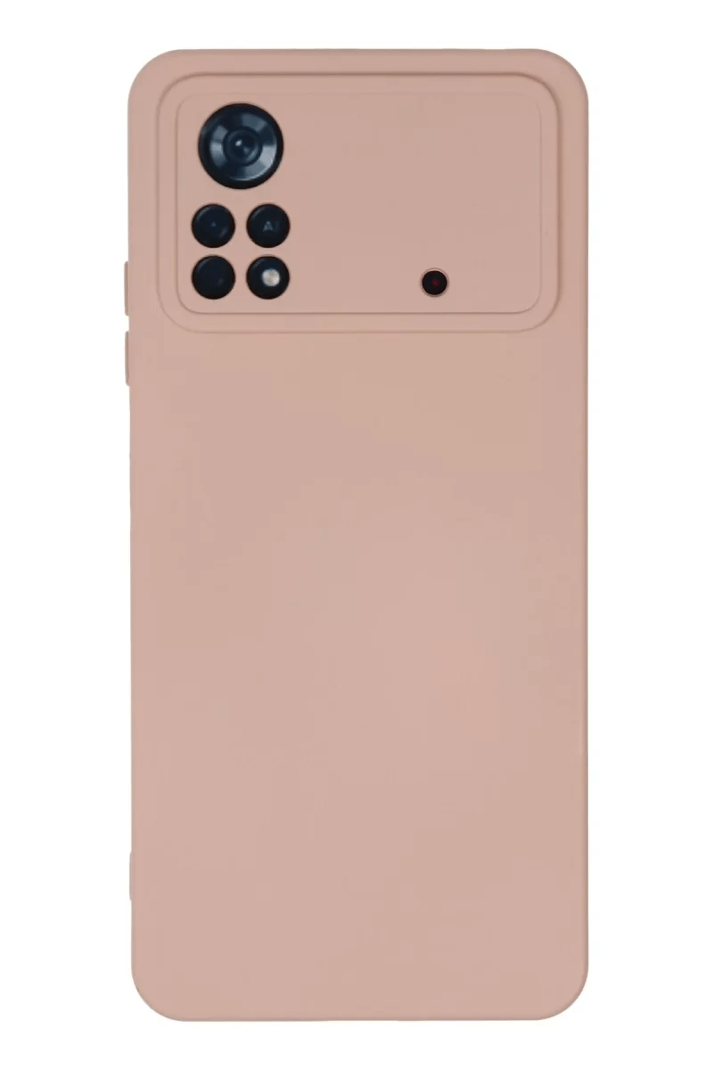 Xiaomi Poco X4 Pro 5G Kılıf Nano içi Kadife Silikon - Pudra