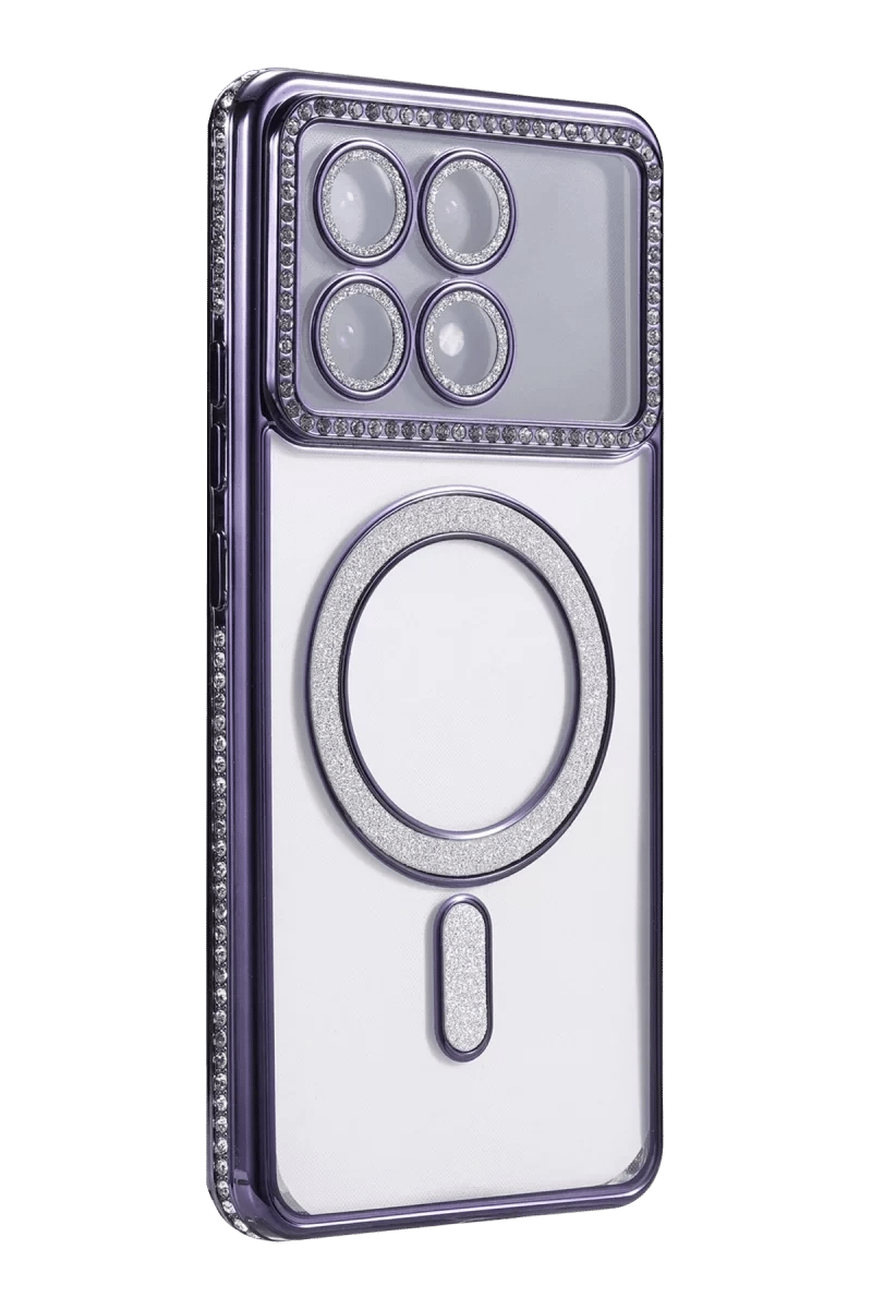 Xiaomi Poco X6 Pro Joke Simli Magneticsafe Kılıf - Derin Mor