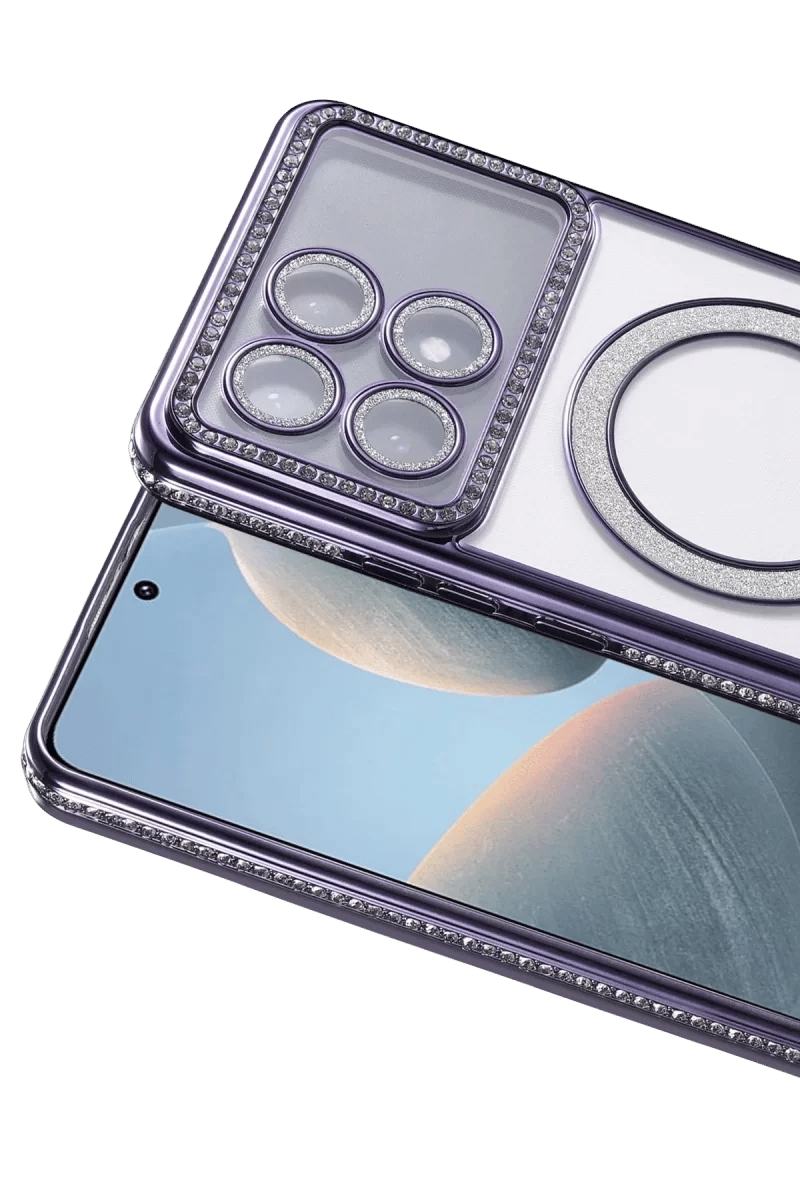 Xiaomi Poco X6 Pro Joke Simli Magneticsafe Kılıf - Derin Mor
