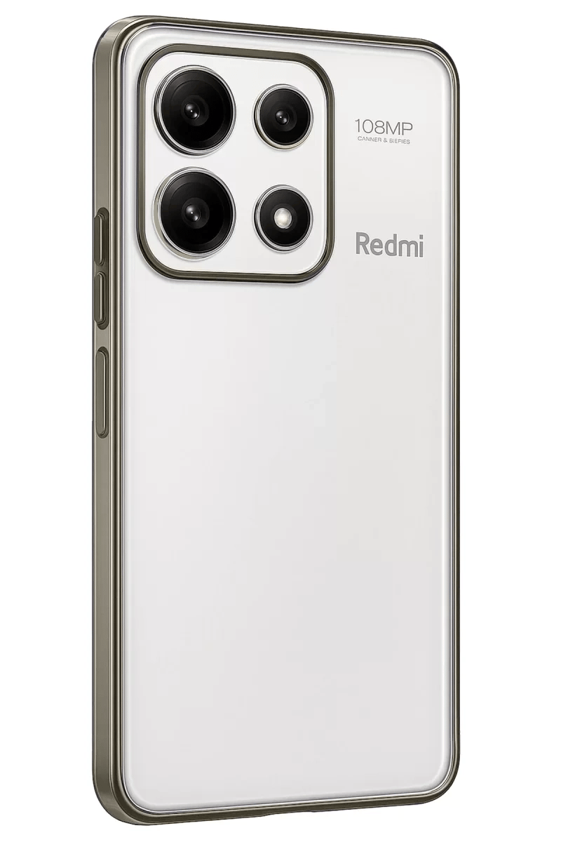 Xiaomi Poco X6 Pro Kılıf Lensli Silikon - Gold