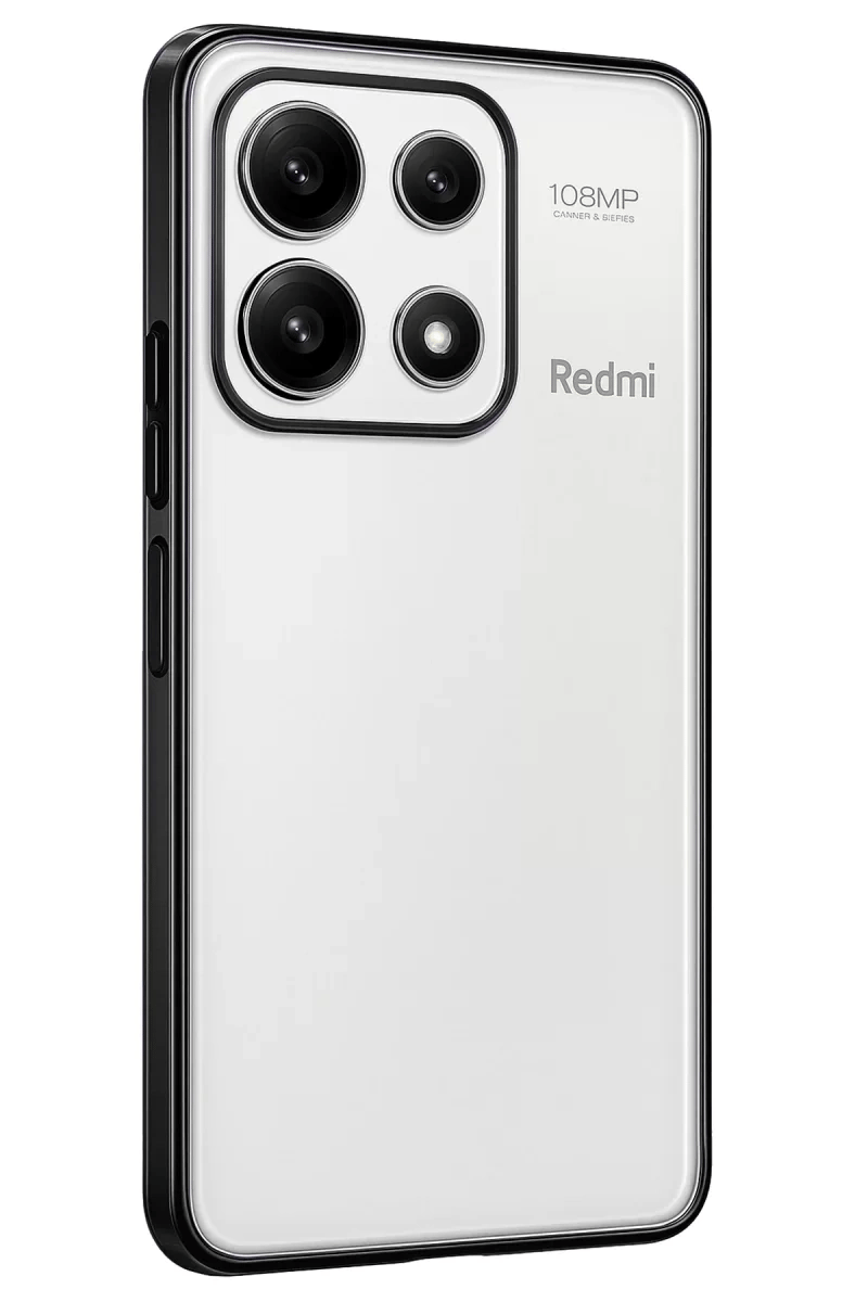 Xiaomi Poco X6 Pro Kılıf Lensli Silikon - Siyah