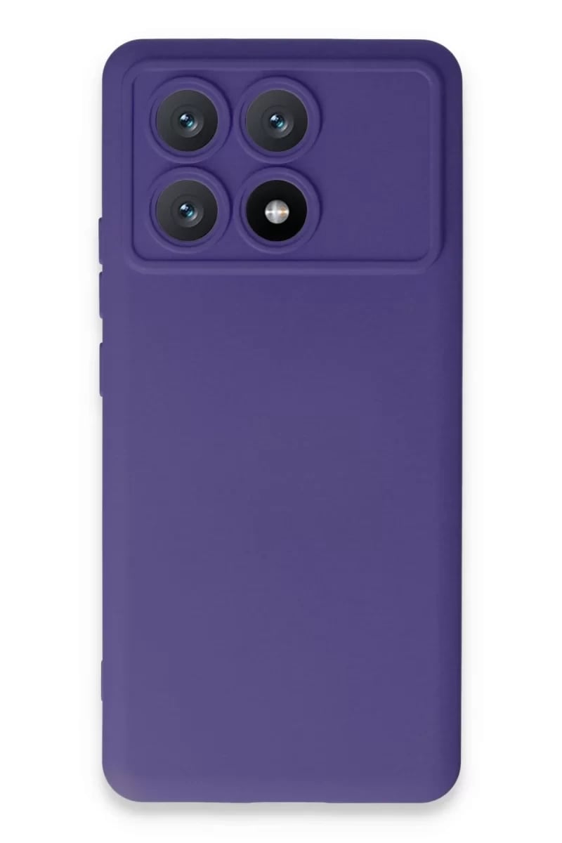 Xiaomi Poco X6 Pro Kılıf Nano içi Kadife Silikon - Mor
