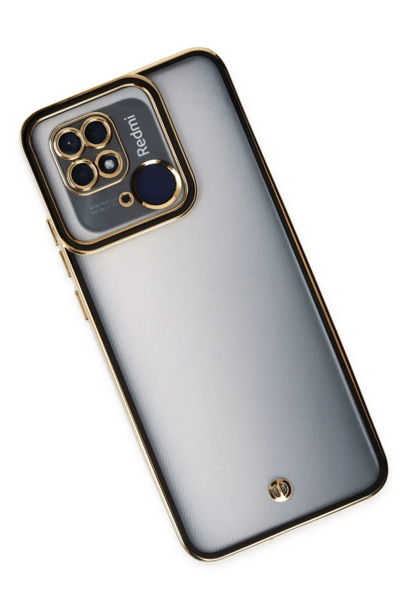 Xiaomi Redmi 10C Kılıf Liva Lens Silikon - Siyah
