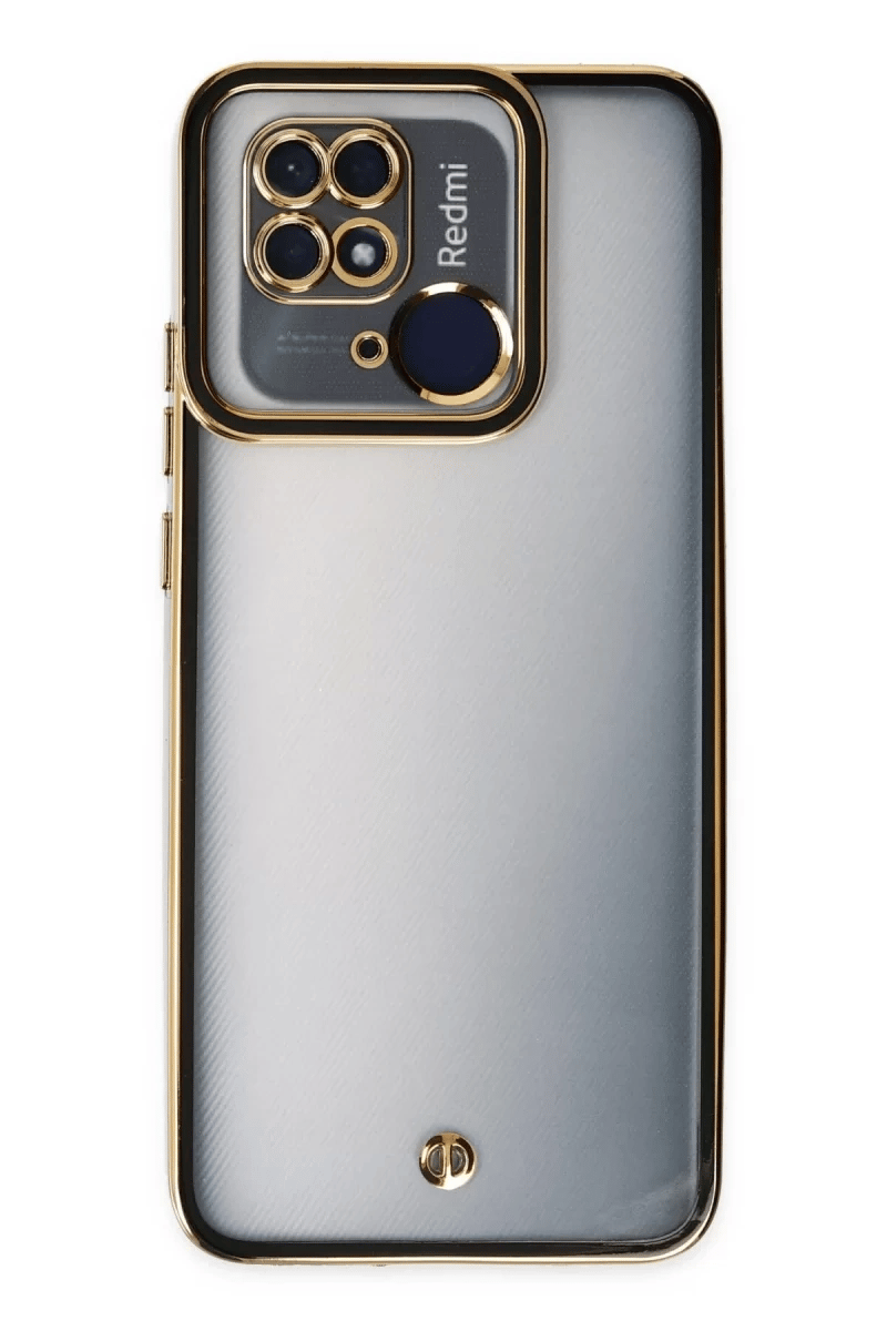 Xiaomi Redmi 10C Kılıf Liva Lens Silikon - Siyah