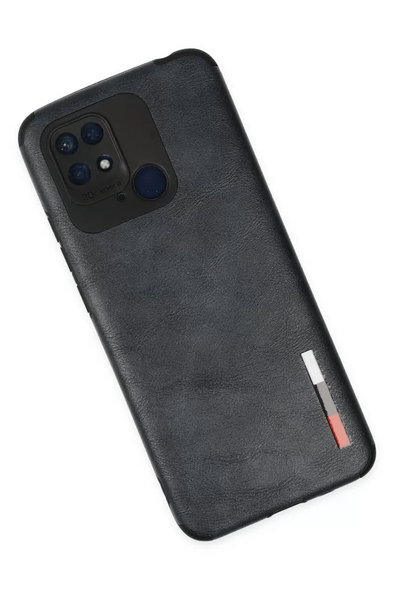 Xiaomi Redmi 10C Kılıf Loop Deri Silikon - Lacivert