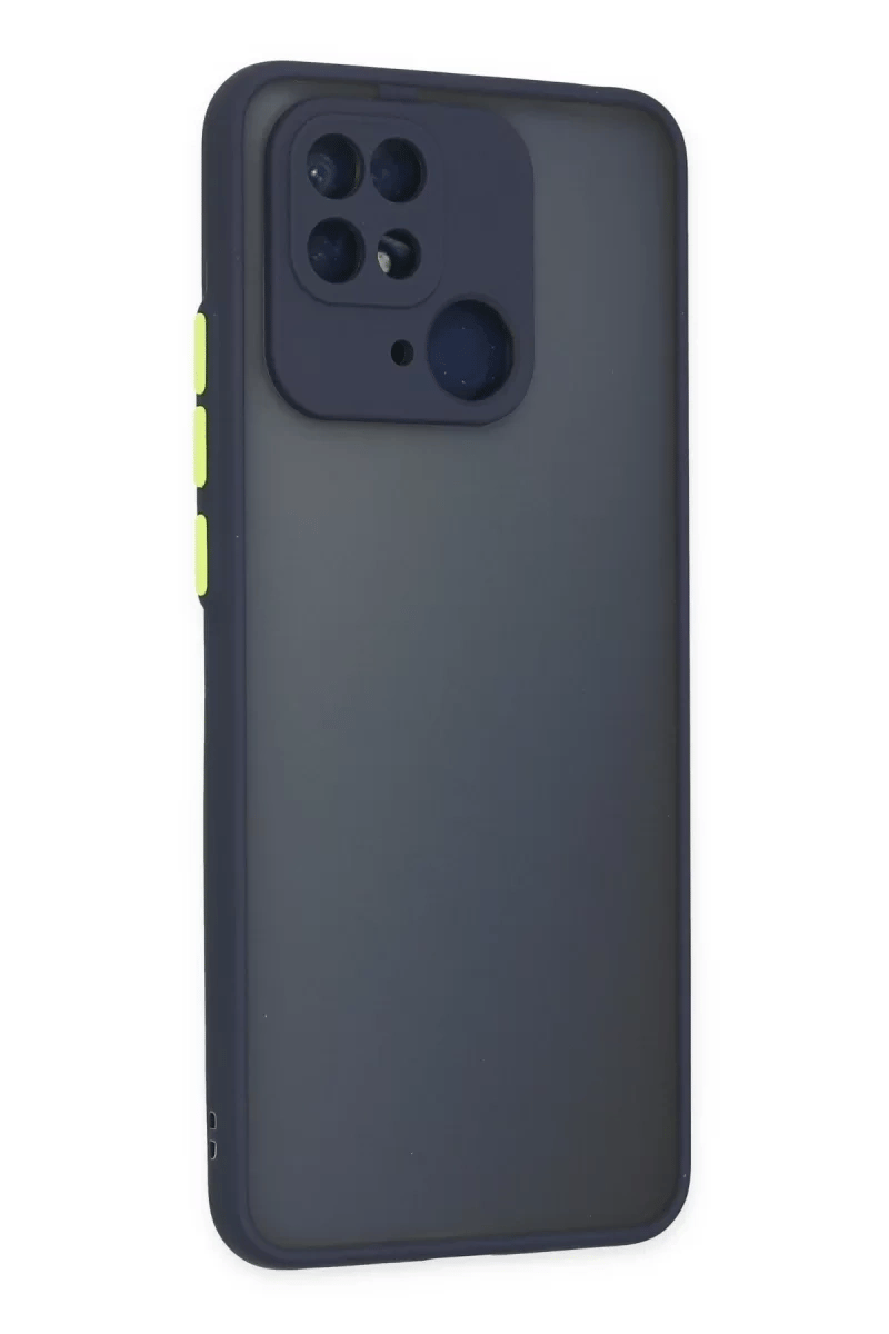 Xiaomi Redmi 10C Kılıf Montreal Silikon Kapak - Lacivert