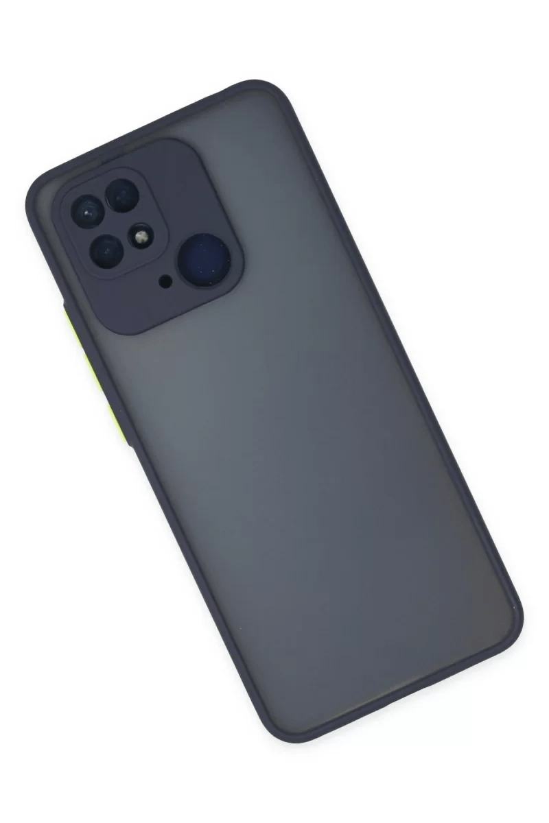 Xiaomi Redmi 10C Kılıf Montreal Silikon Kapak - Lacivert
