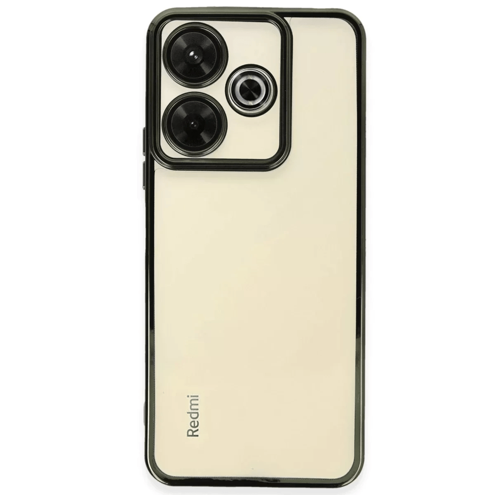 Xiaomi Redmi 13 4G Kılıf Lensli Silikon - Yeşil
