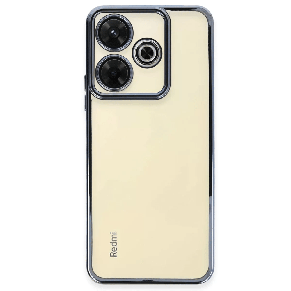 Xiaomi Redmi 13 4G Kılıf Lensli Silikon - Açık Mavi