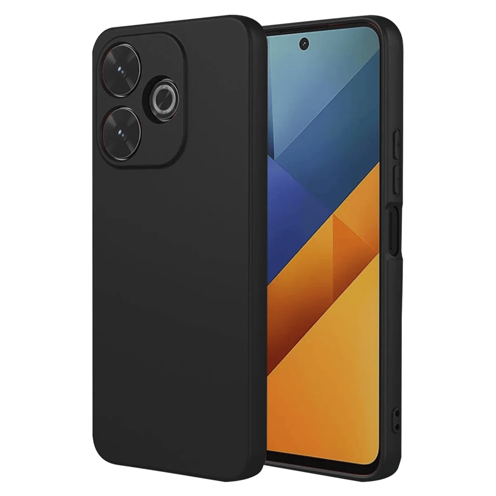 Xiaomi Redmi 13 4G Kılıf Nano içi Kadife Silikon - Siyah