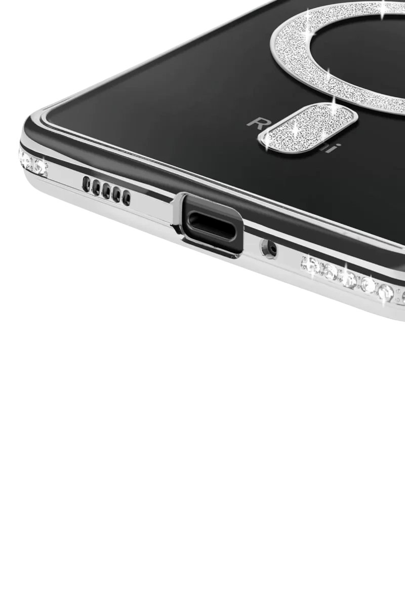 Xiaomi Redmi 14C Joke Simli Magneticsafe Kılıf - Gümüş