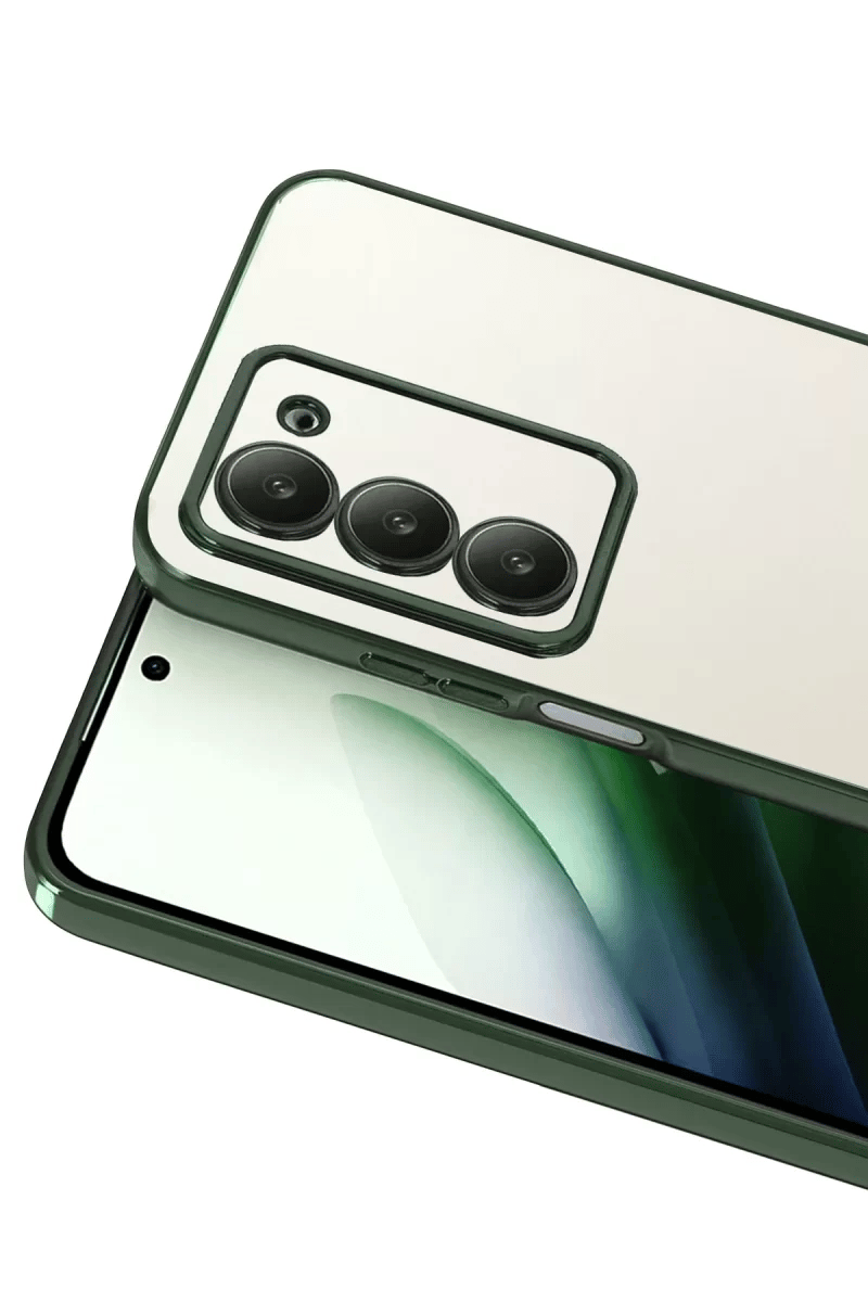 Xiaomi Redmi 15 4G Lensli Silikon - Yeşil