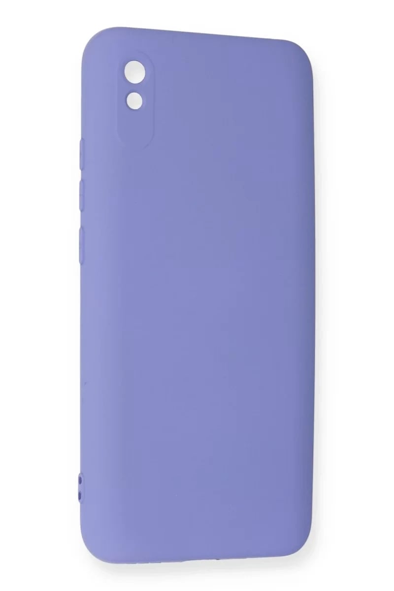 Xiaomi Redmi 9A Kılıf Nano içi Kadife Silikon - Lila