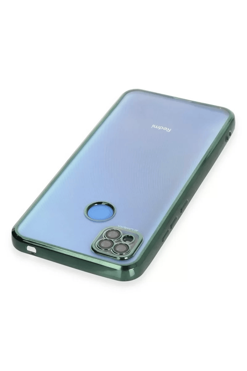 Xiaomi Redmi 9C Kılıf Lensli Silikon - Yeşil