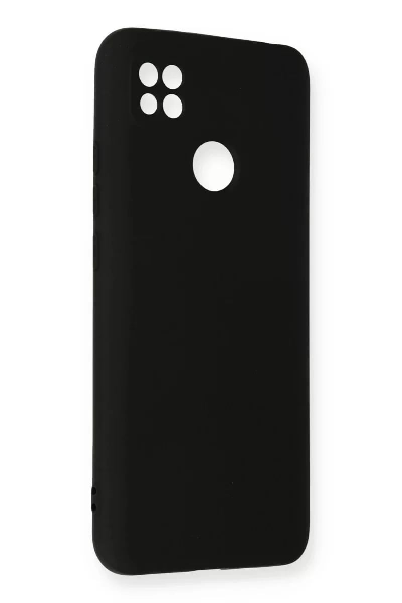 Xiaomi Redmi 9C Kılıf Nano içi Kadife Silikon - Siyah