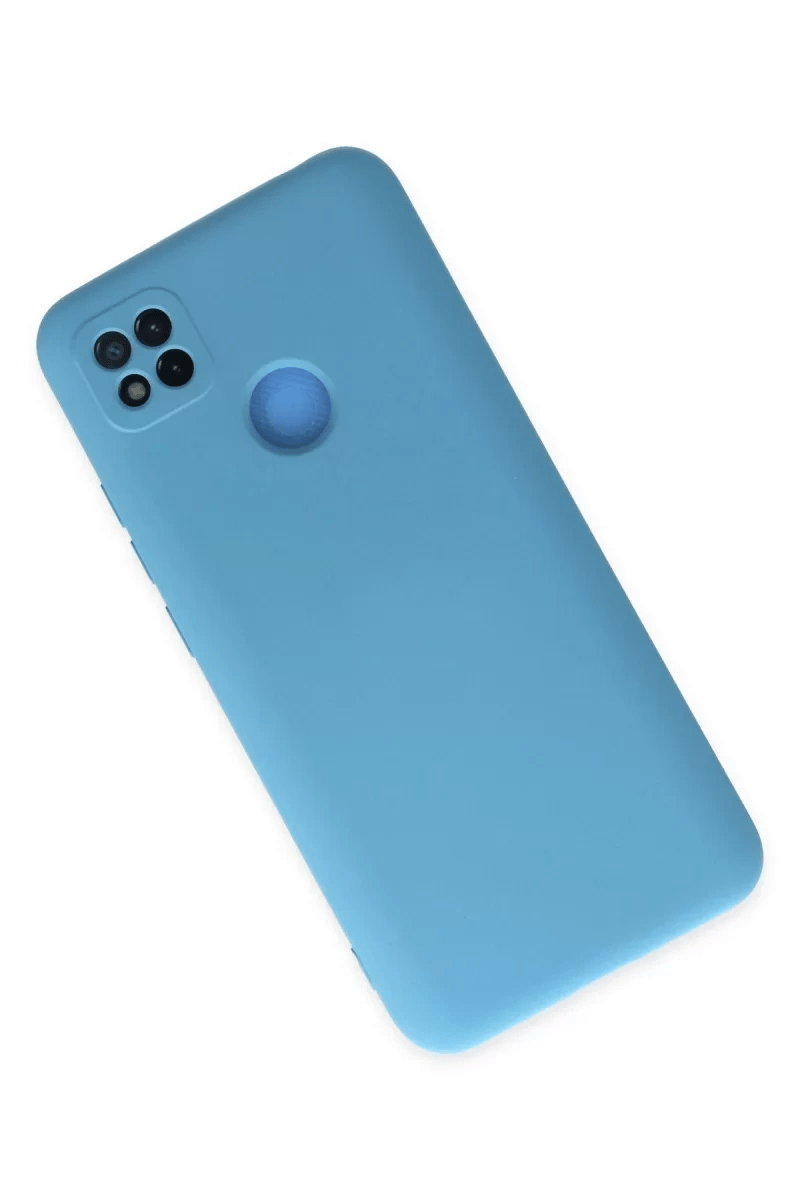 Xiaomi Redmi 9C Kılıf Nano içi Kadife Silikon - Mavi