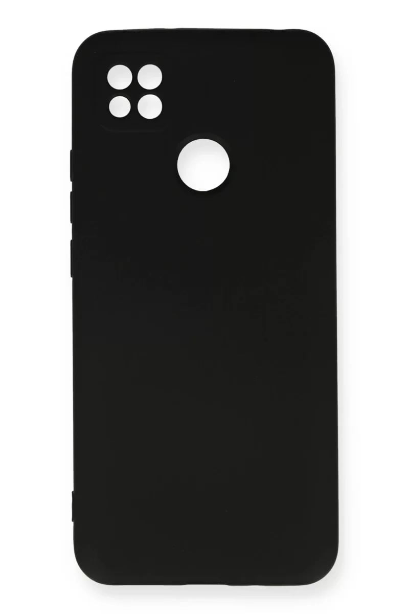 Xiaomi Redmi 9C Kılıf Nano içi Kadife Silikon - Siyah