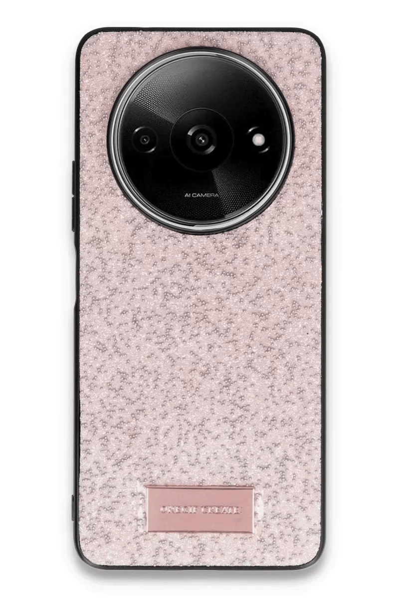 Xiaomi Redmi A3 4G Bright Simli Kapak - Pembe