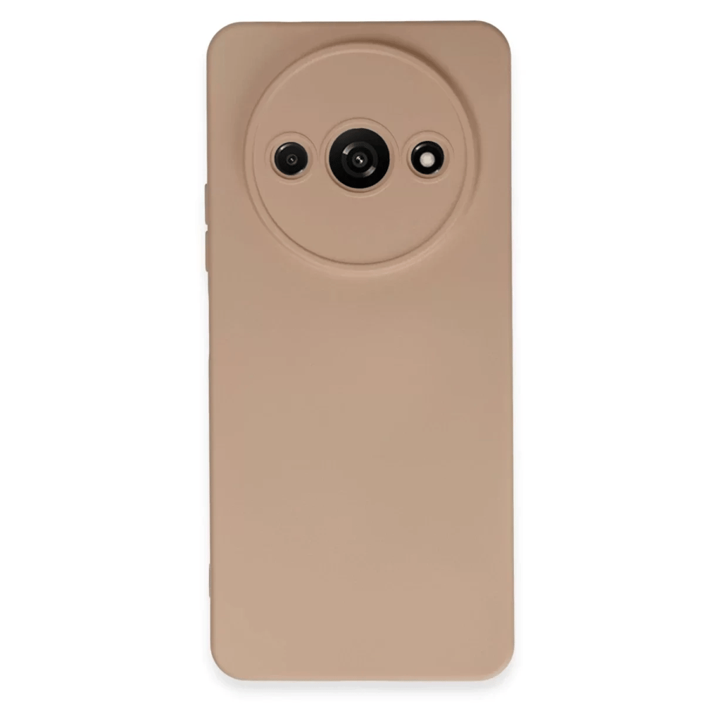 Xiaomi Redmi A3 4G Kılıf Nano içi Kadife Silikon - Pudra