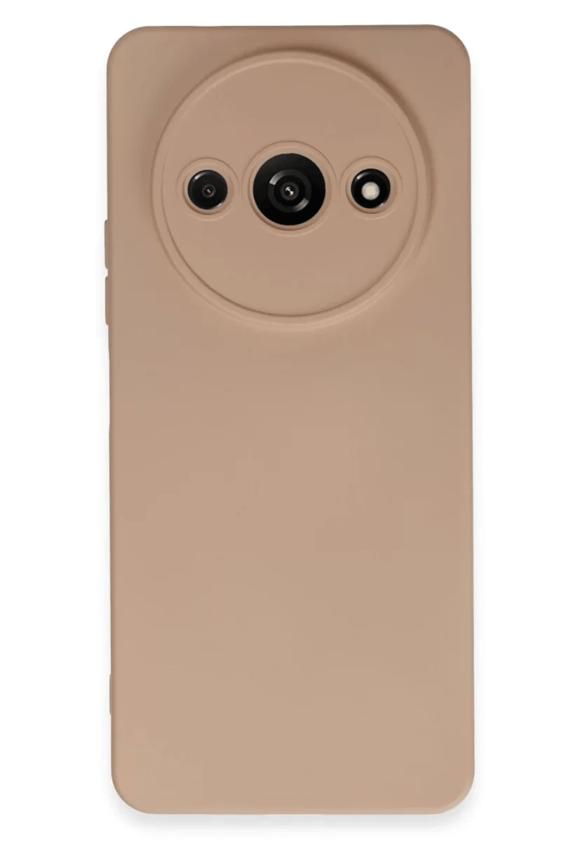 Xiaomi Redmi A3 4G Kılıf Nano içi Kadife Silikon - Pudra