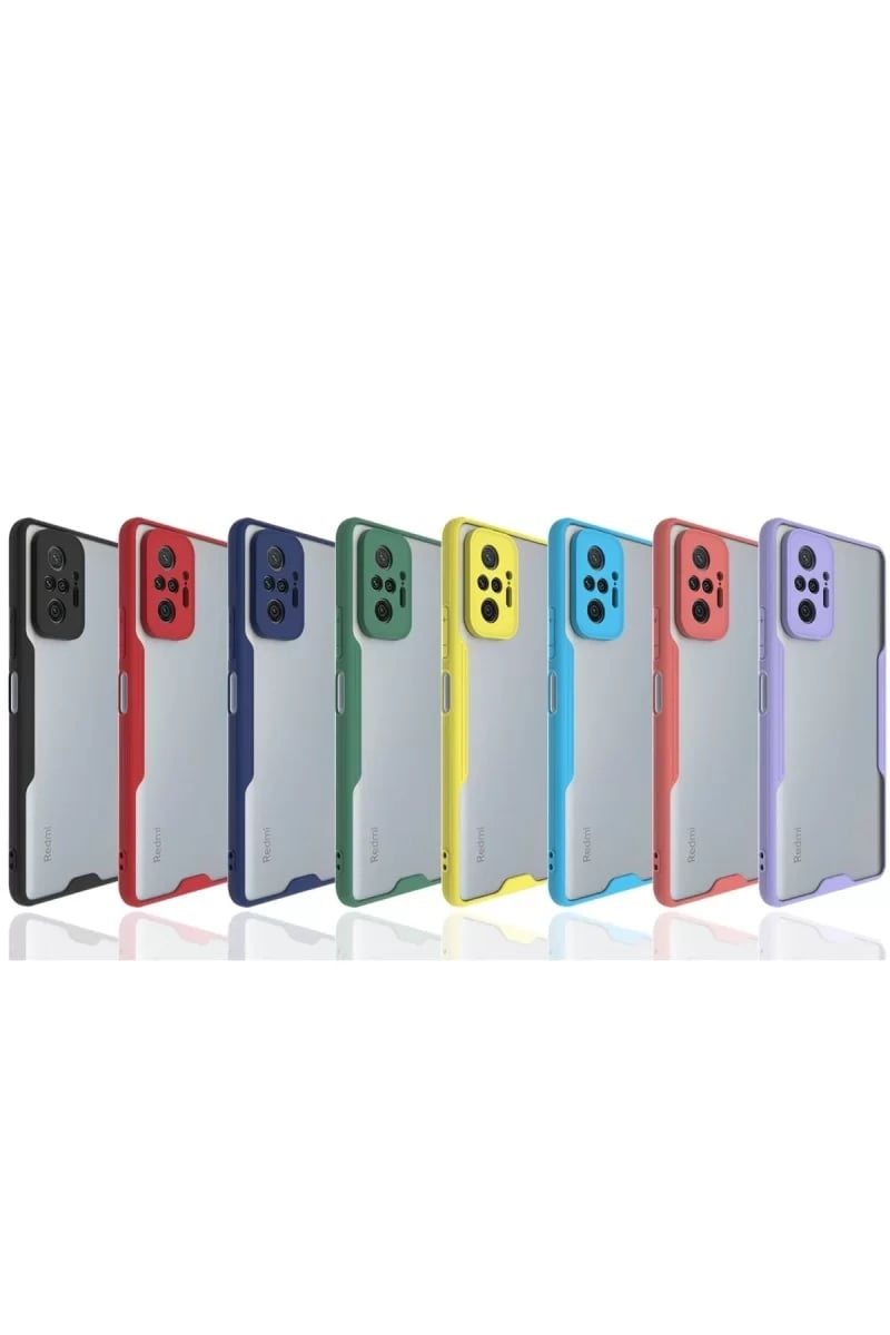 Xiaomi Redmi Note 10 Pro Kılıf Platin Silikon - Lila