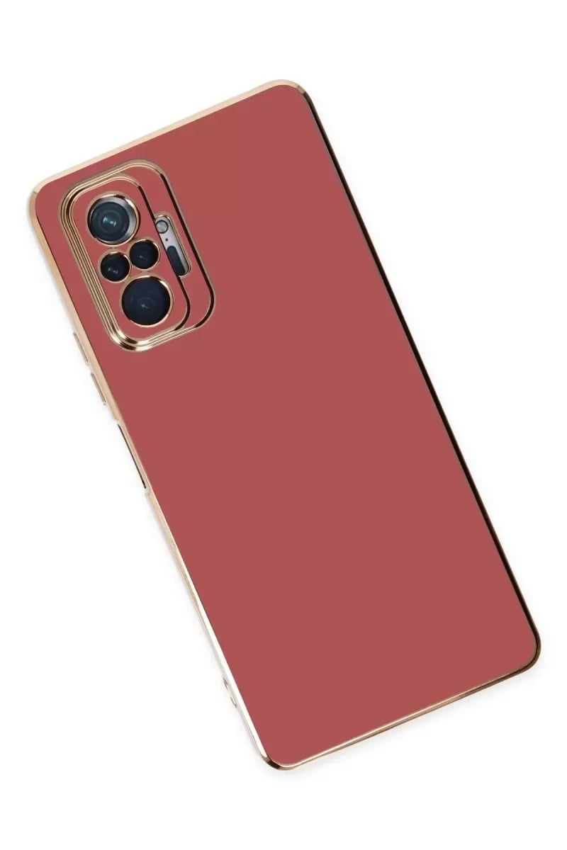 Xiaomi Redmi Note 10 Pro Kılıf Volet Silikon - Kırmızı