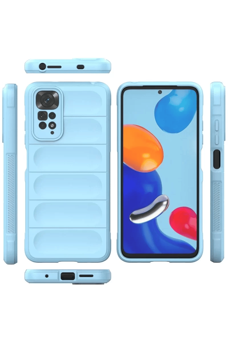 Xiaomi Redmi Note 11 Kılıf Optimum Silikon - Sky Blue