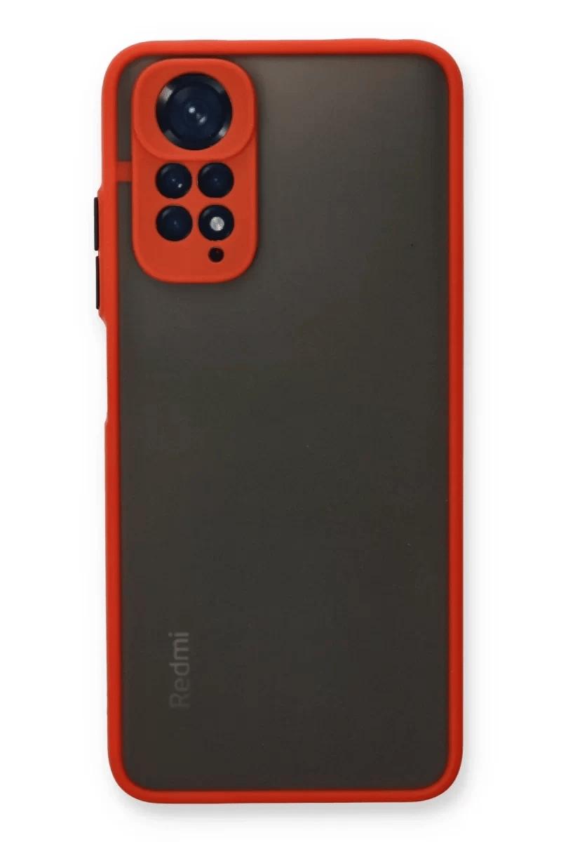 Xiaomi Redmi Note 11 Pro Kılıf Montreal Silikon Kapak - Kırmızı