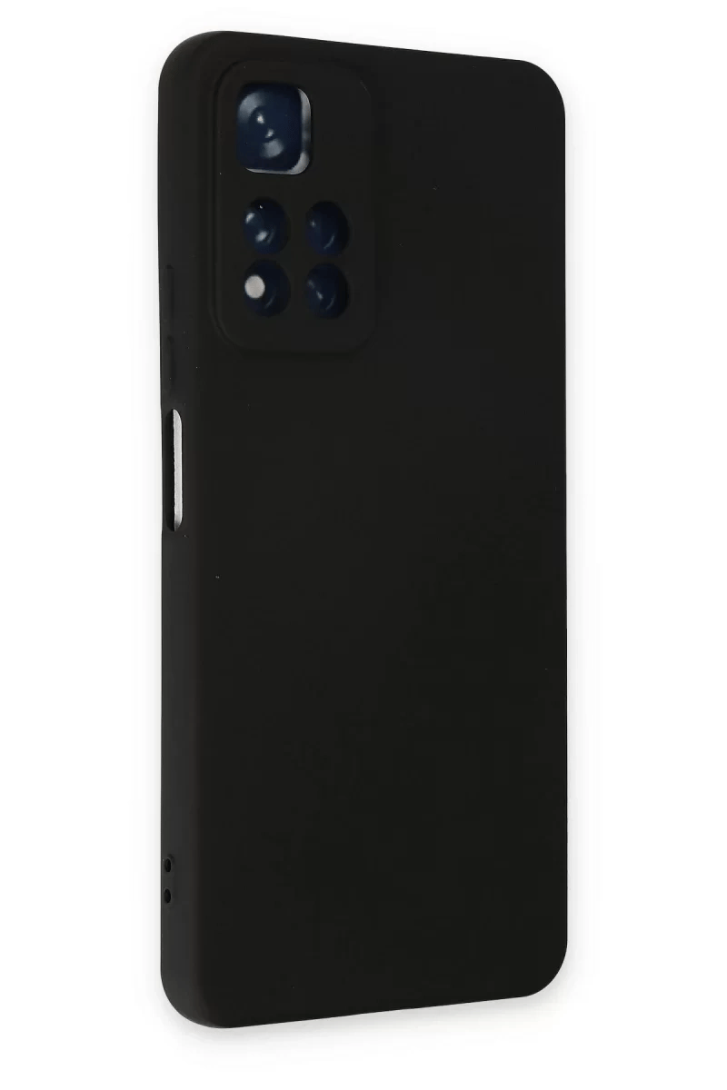 Xiaomi Redmi Note 11 Pro Plus 5G Kılıf Nano içi Kadife Silikon - Siyah