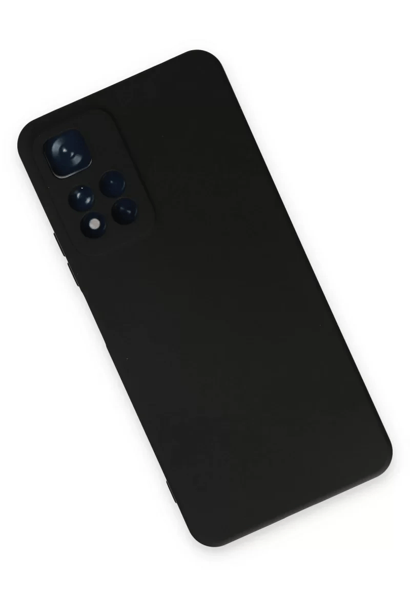 Xiaomi Redmi Note 11 Pro Plus 5G Kılıf Nano içi Kadife Silikon - Siyah