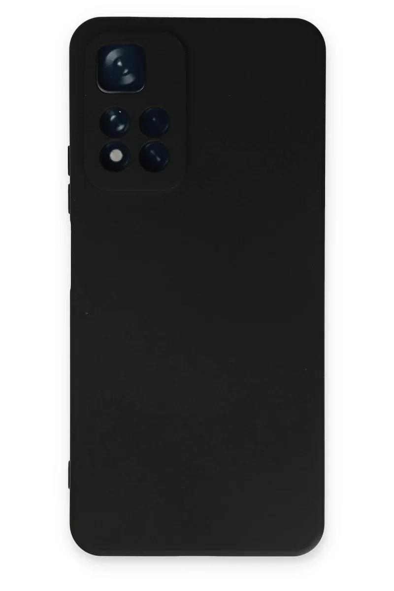 Xiaomi Redmi Note 11 Pro Plus 5G Kılıf Nano içi Kadife Silikon - Siyah