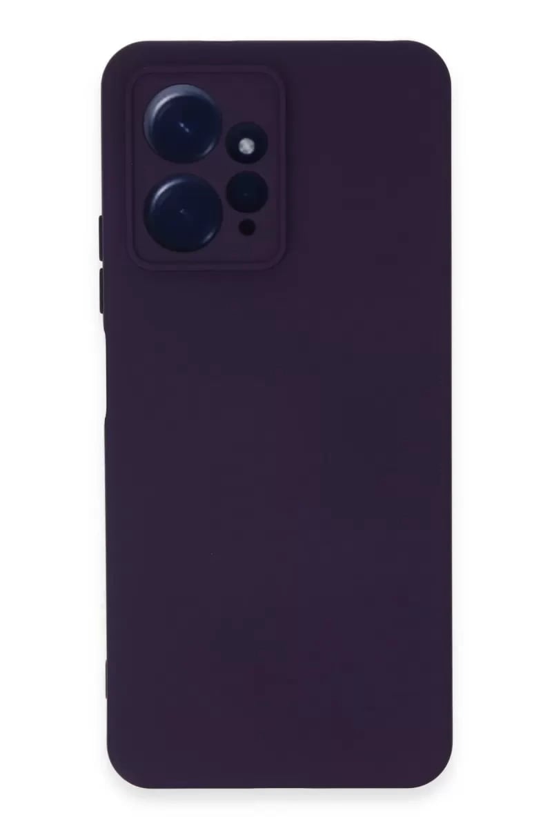 Xiaomi Redmi Note 12 4G Kılıf Nano içi Kadife Silikon - Mor