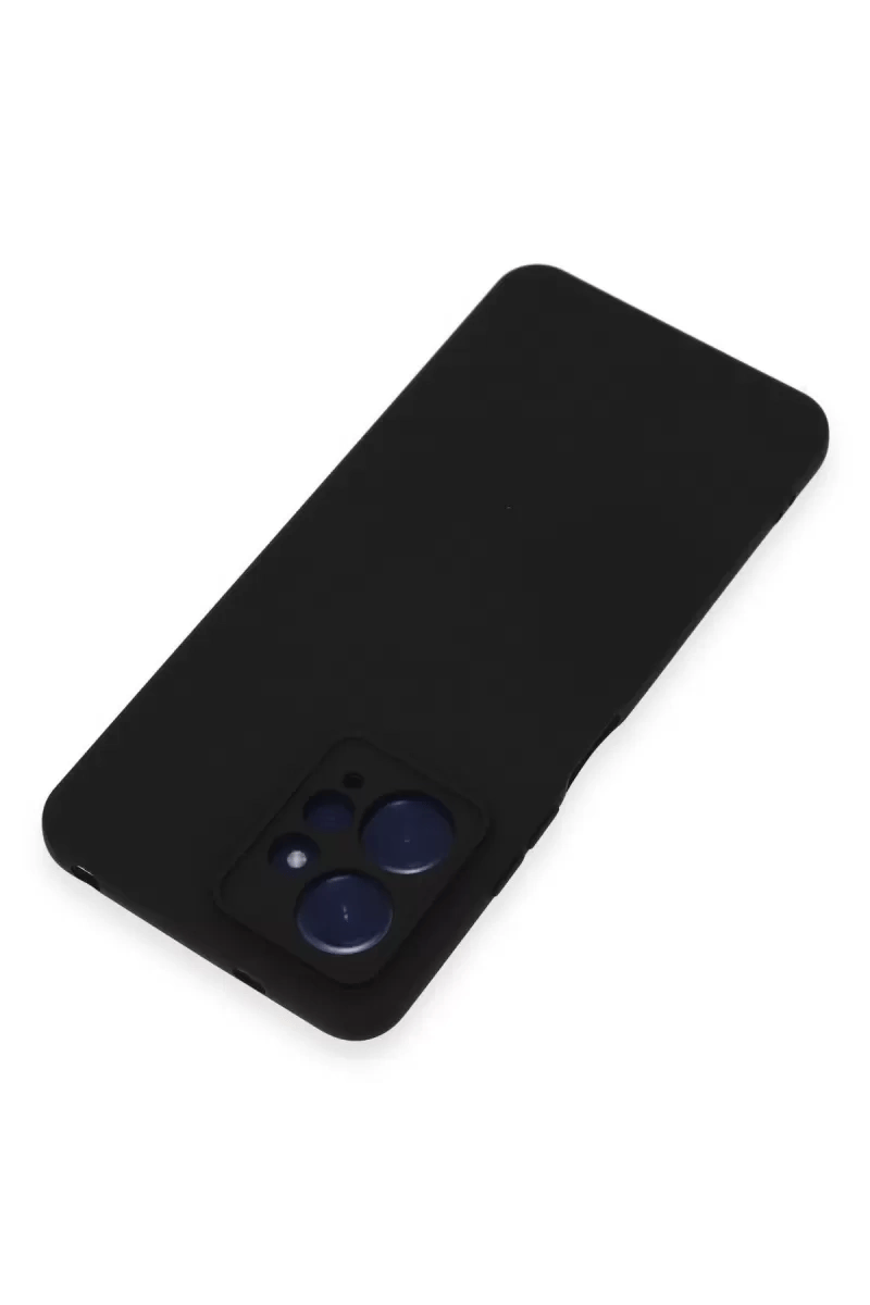 Xiaomi Redmi Note 12 4G Kılıf Nano içi Kadife Silikon - Siyah