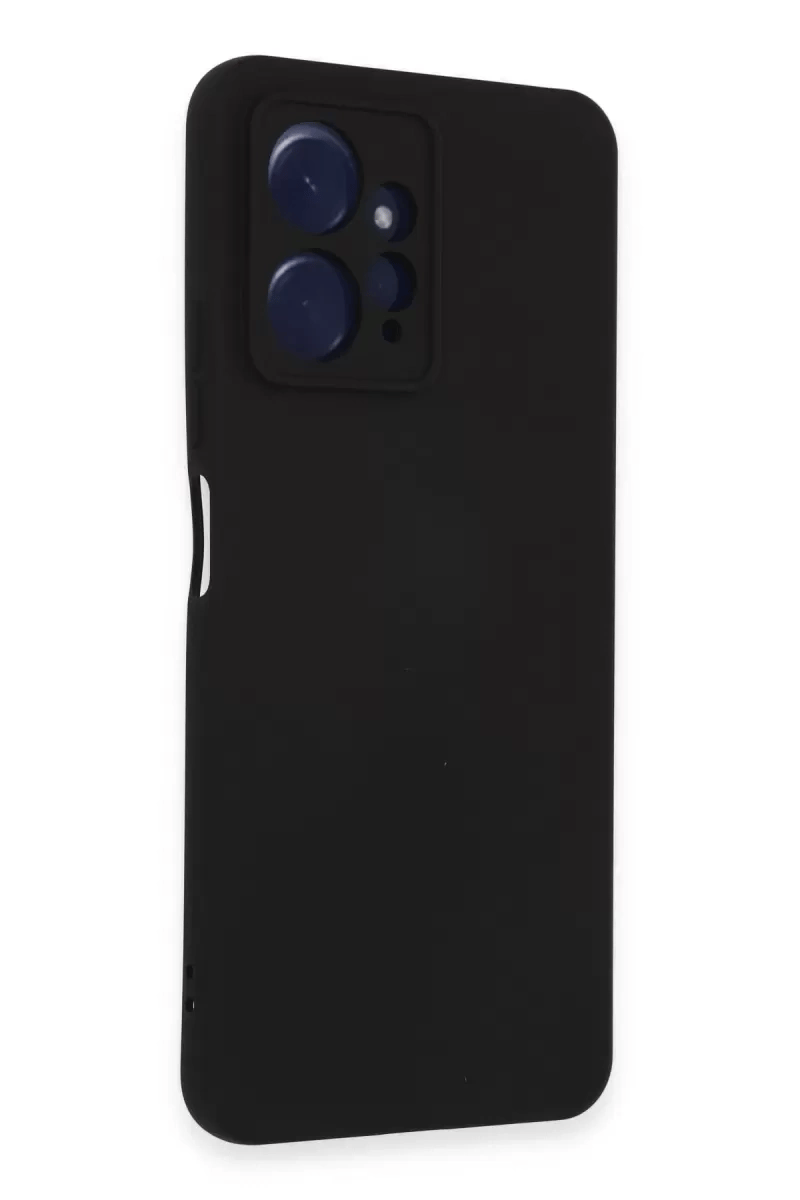 Xiaomi Redmi Note 12 4G Kılıf Nano içi Kadife Silikon - Siyah