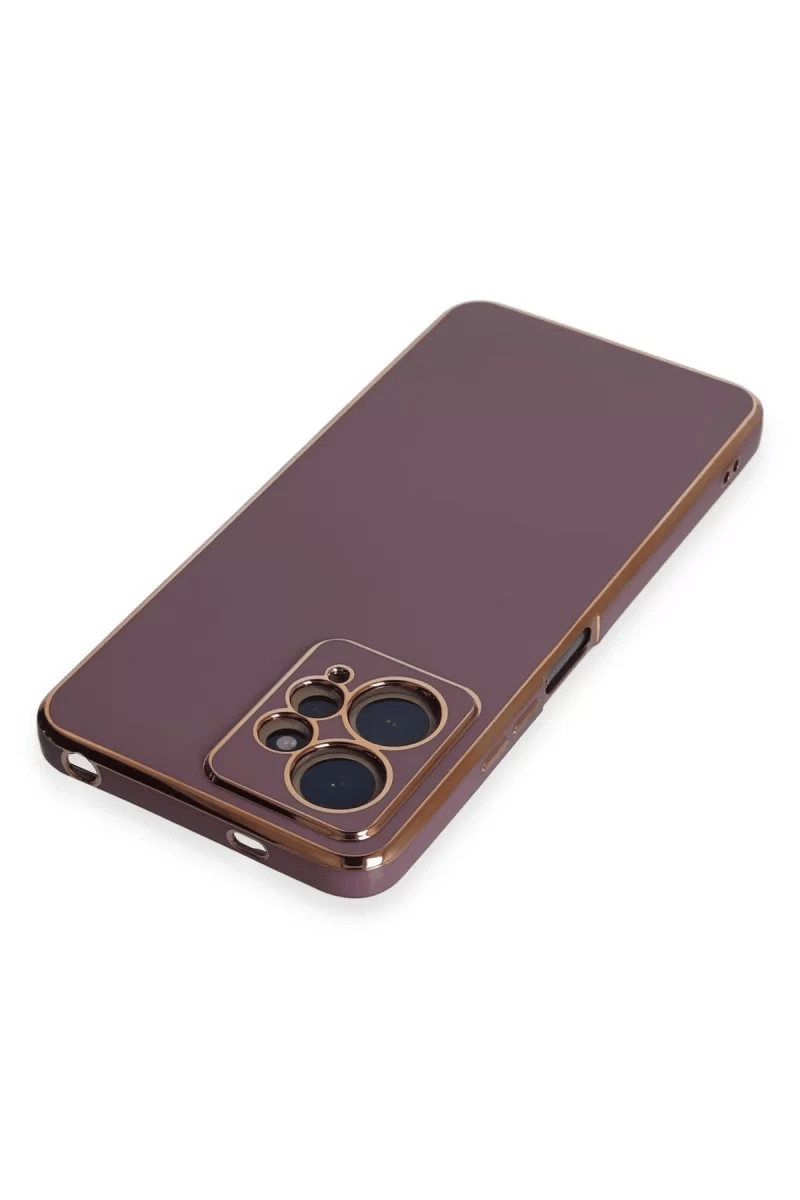 Xiaomi Redmi Note 12 4G Kılıf Volet Silikon - Mor