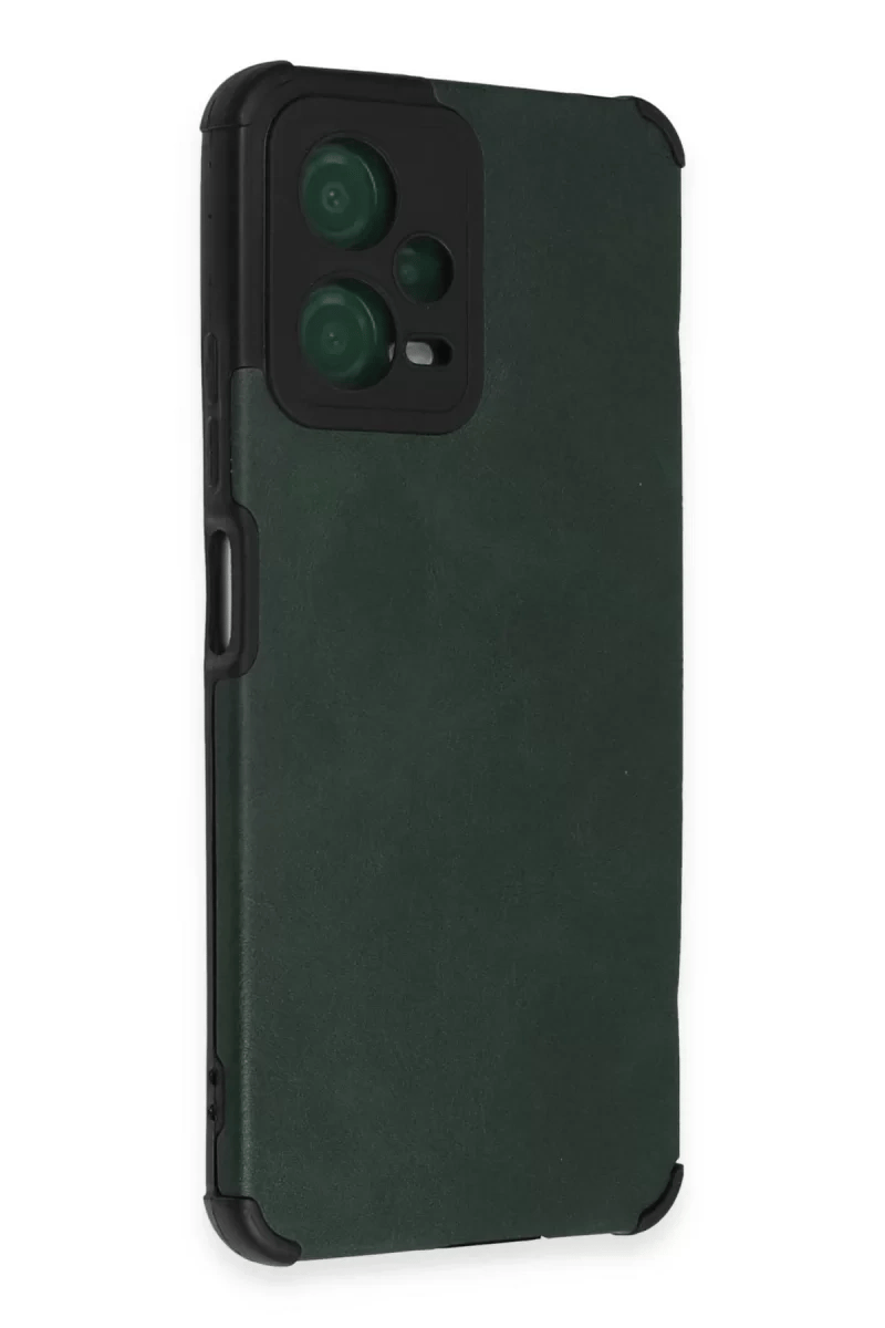 Xiaomi Redmi Note 12 5G Kılıf Loop Deri Silikon - Yeşil