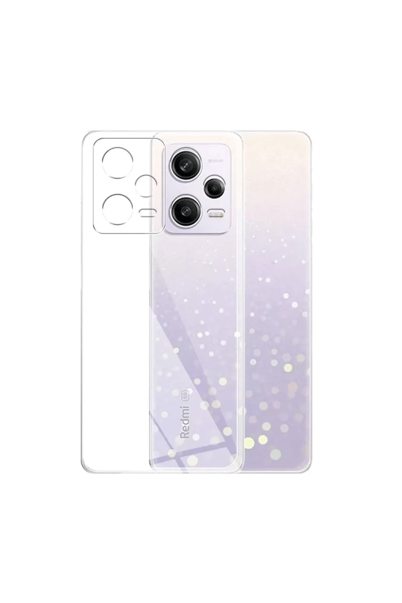Xiaomi Redmi Note 12 5G Kılıf Lüx Şeffaf Silikon