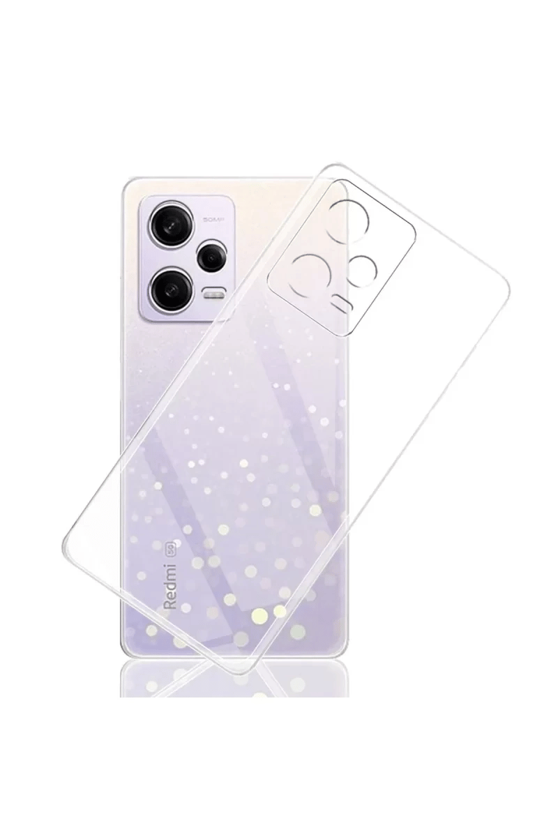 Xiaomi Redmi Note 12 5G Kılıf Lüx Şeffaf Silikon
