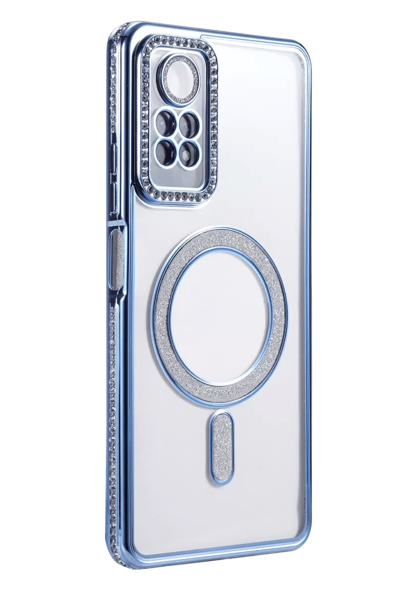 Xiaomi Redmi Note 12 Pro 4G Joke Simli Magneticsafe Kılıf - Mavi
