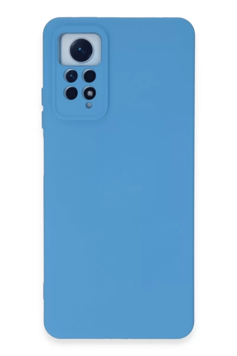 Xiaomi Redmi Note 12 Pro 4G Kılıf Nano içi Kadife Silikon - Mavi