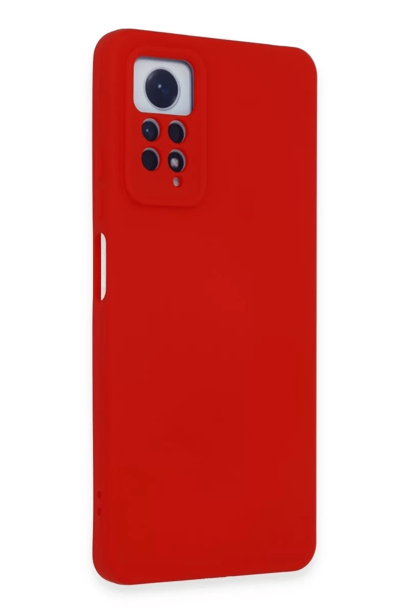 Xiaomi Redmi Note 12 Pro 4G Kılıf Nano içi Kadife Silikon - Kırmızı