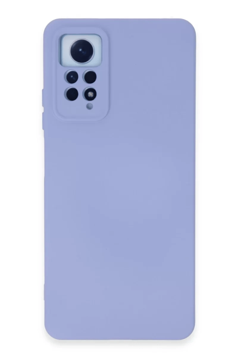 Xiaomi Redmi Note 12 Pro 4G Kılıf Nano içi Kadife Silikon - Lila