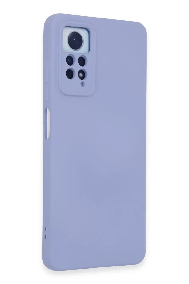 Xiaomi Redmi Note 12 Pro 4G Kılıf Nano içi Kadife Silikon - Lila