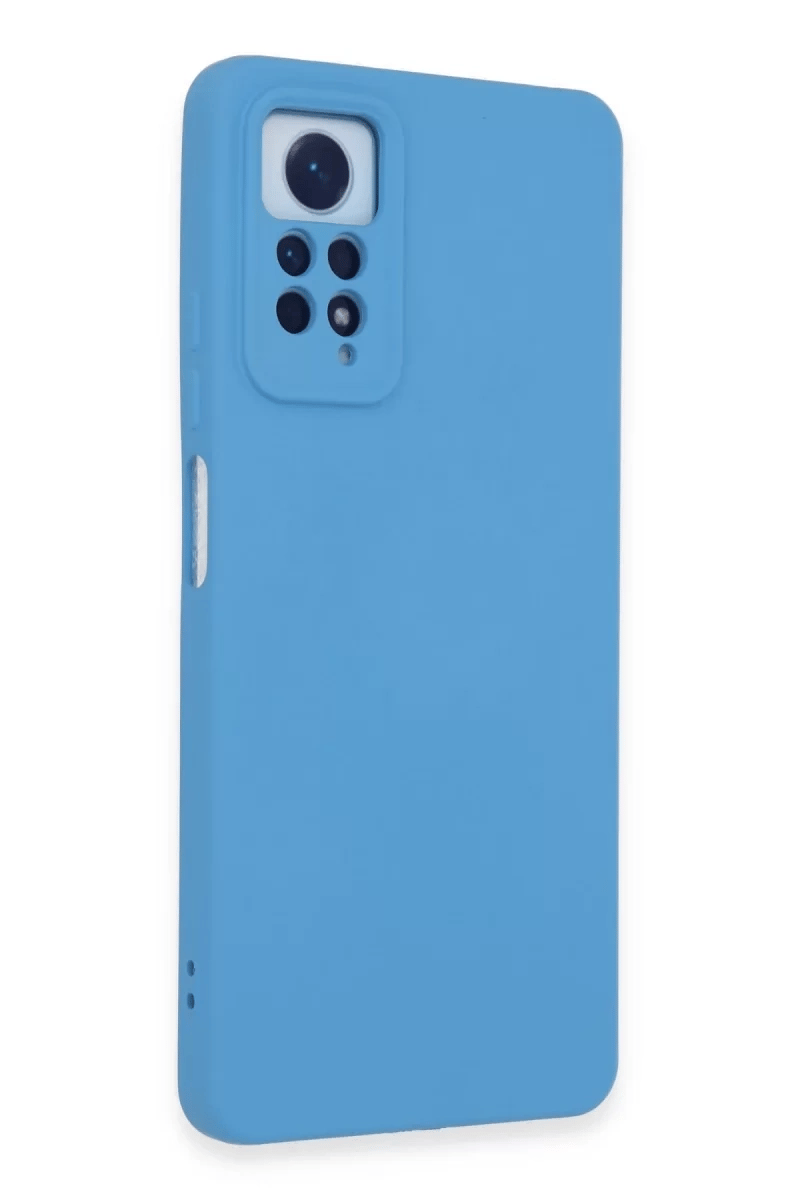 Xiaomi Redmi Note 12 Pro 4G Kılıf Nano içi Kadife Silikon - Mavi