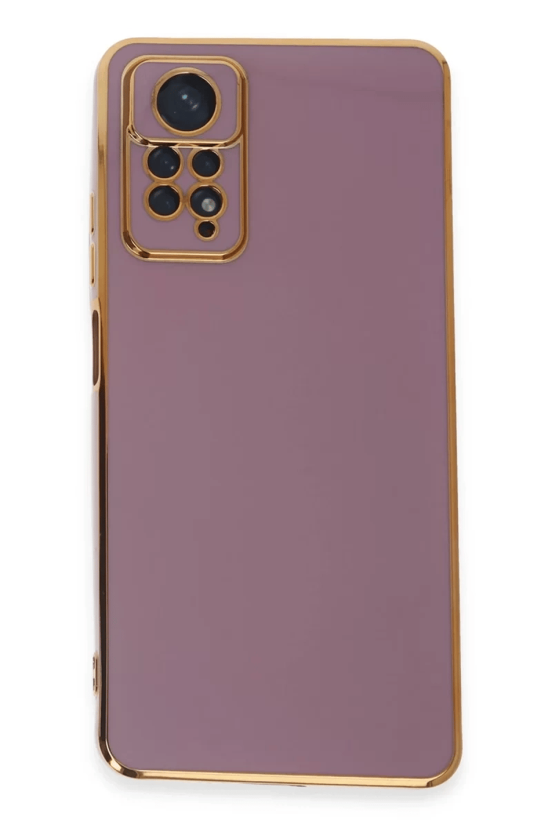 Xiaomi Redmi Note 12 Pro 4G Kılıf Volet Silikon - Mor