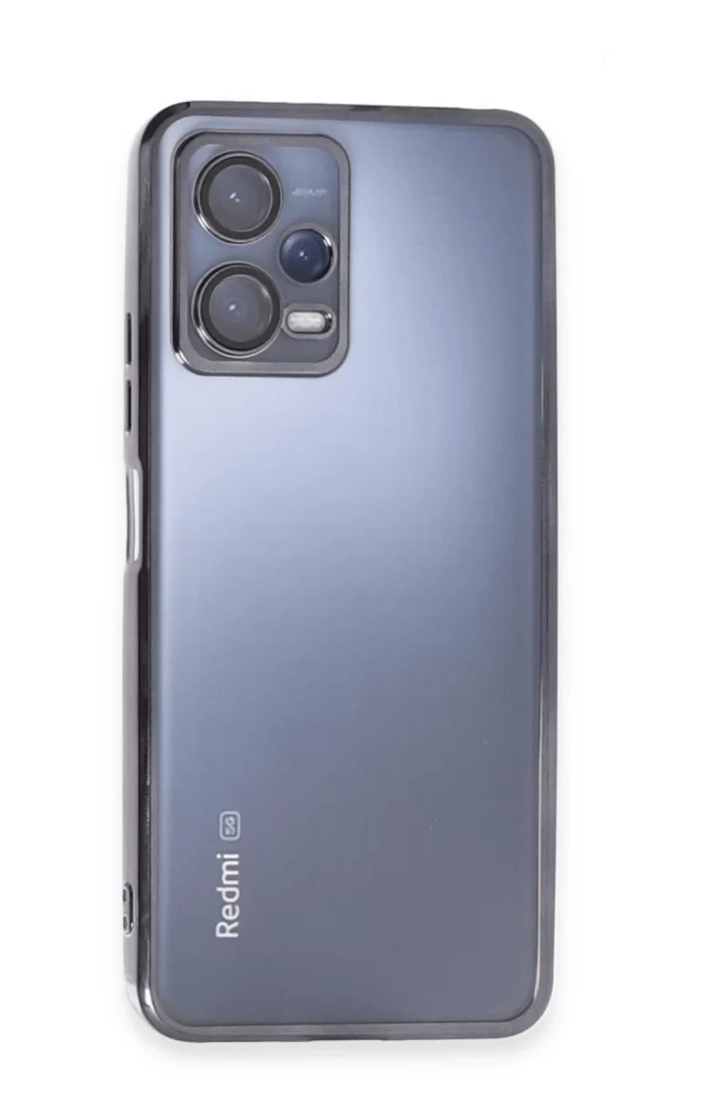Xiaomi Redmi Note 12 Pro 5G Kılıf Lensli Silikon - Siyah