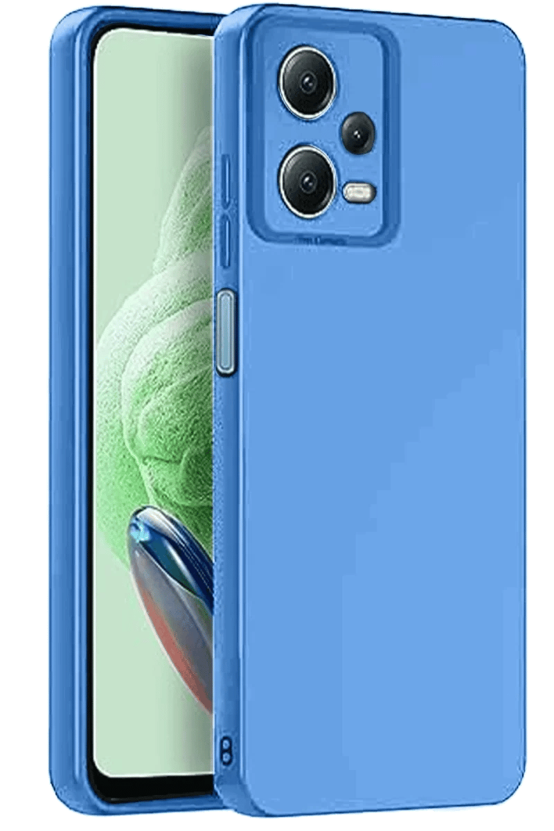 Xiaomi Redmi Note 12 Pro 5G Kılıf Nano içi Kadife Silikon - Mavi